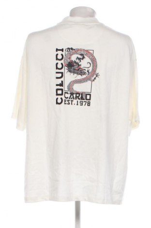 Męski T-shirt Carlo Colucci, Rozmiar 3XL, Kolor Biały, Cena 203,99 zł