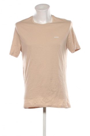 Herren T-Shirt Hugo Boss, Größe M, Farbe Beige, Preis 61,99 €