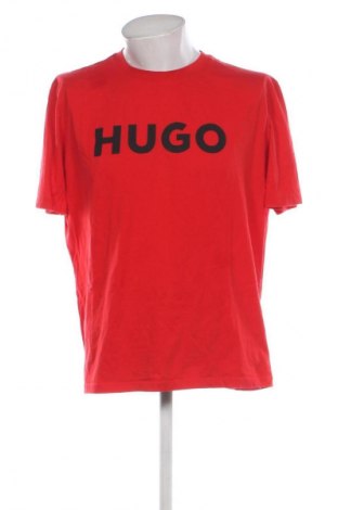 Męski T-shirt Hugo Boss, Rozmiar XXL, Kolor Czerwony, Cena 374,99 zł