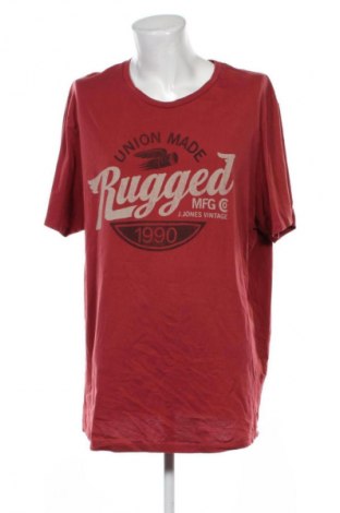 Мъжка тениска Jack & Jones, Размер 4XL, Цвят Червен, Цена 14,00 лв.
