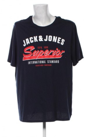 Pánske tričko  Jack & Jones, Veľkosť 4XL, Farba Modrá, Cena  7,16 €