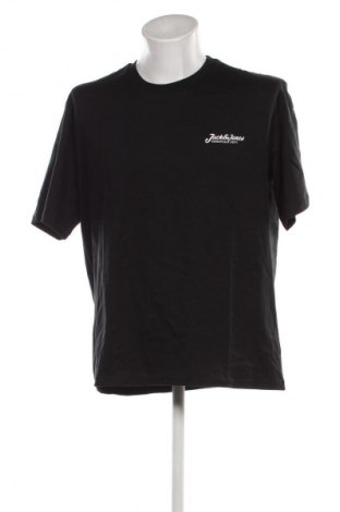 Мъжка тениска Jack & Jones, Размер XL, Цвят Черен, Цена 27,99 лв.