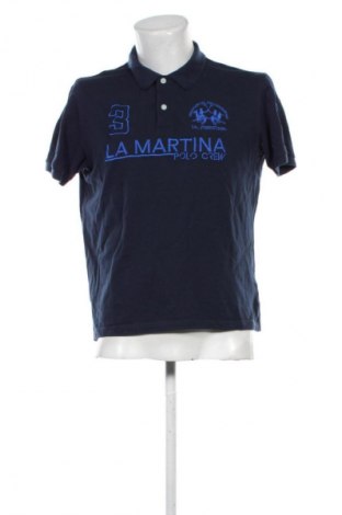 Tricou de bărbați La Martina, Mărime XL, Culoare Albastru, Preț 344,99 Lei