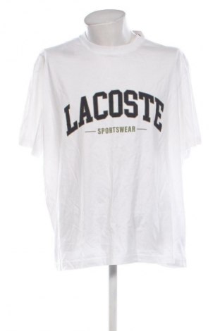 Мъжка тениска Lacoste, Размер 3XL, Цвят Бял, Цена 87,99 лв.
