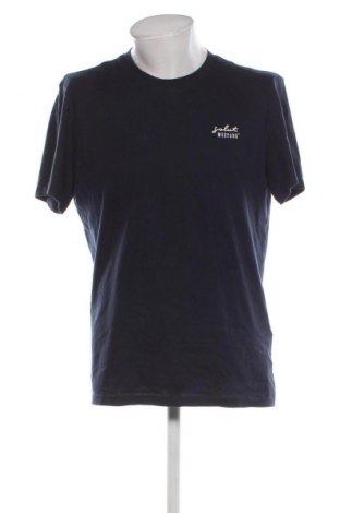 Męski T-shirt Mustang, Rozmiar L, Kolor Niebieski, Cena 111,99 zł