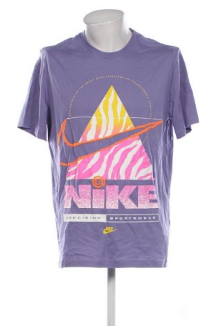 Męski T-shirt Nike, Rozmiar L, Kolor Fioletowy, Cena 203,99 zł