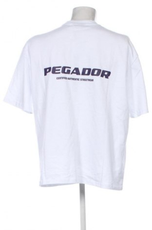 Męski T-shirt Pegador, Rozmiar XL, Kolor Biały, Cena 111,99 zł