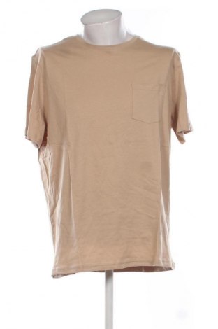 Męski T-shirt Pier One, Rozmiar XXL, Kolor Beżowy, Cena 43,99 zł
