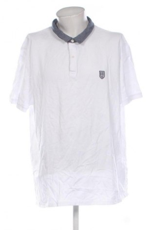 Мъжка тениска Pier One, Размер 5XL, Цвят Бял, Цена 25,99 лв.