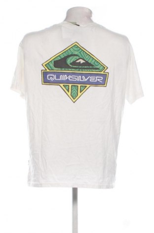 Мъжка тениска Quiksilver, Размер M, Цвят Бял, Цена 34,99 лв.