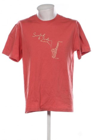 Męski T-shirt Scotch & Soda, Rozmiar XXL, Kolor Pomarańczowy, Cena 194,99 zł
