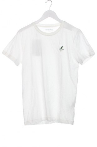 Męski T-shirt Selected Homme, Rozmiar XS, Kolor ecru, Cena 62,99 zł
