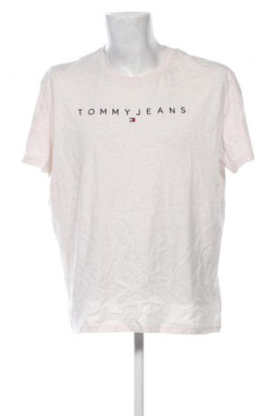 Męski T-shirt Tommy Jeans, Rozmiar XL, Kolor ecru, Cena 172,99 zł