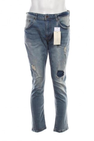 Męskie jeansy Pier One, Rozmiar L, Kolor Niebieski, Cena 203,99 zł