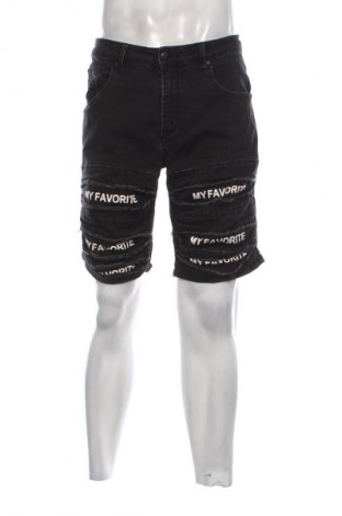 Pantaloni scurți de bărbați M.Sara, Mărime L, Culoare Negru, Preț 76,32 Lei