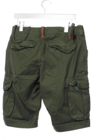 Мъжки къс панталон Superdry, Размер S, Цвят Зелен, Цена 33,82 лв.