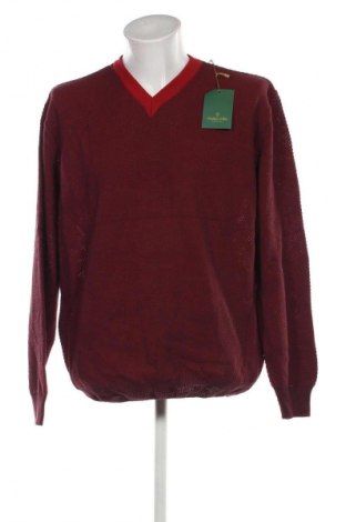 Męski sweter Charles Colby, Rozmiar XXL, Kolor Czerwony, Cena 240,99 zł
