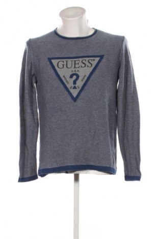 Męski sweter Guess, Rozmiar L, Kolor Niebieski, Cena 137,99 zł