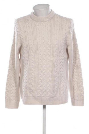 Męski sweter H&M, Rozmiar M, Kolor ecru, Cena 73,99 zł