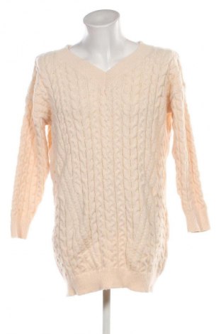Męski sweter SHEIN, Rozmiar XL, Kolor ecru, Cena 46,99 zł