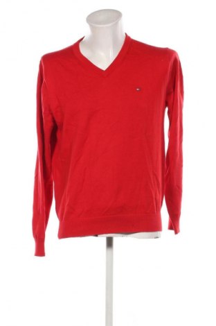 Męski sweter Tommy Hilfiger, Rozmiar M, Kolor Czerwony, Cena 247,99 zł