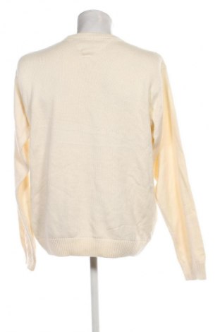 Pulover de bărbați Tommy Hilfiger, Mărime XL, Culoare Ecru, Preț 328,99 Lei