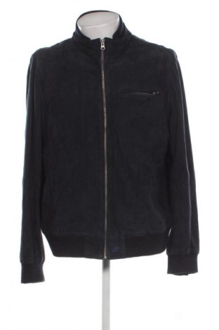 Geacă de piele pentru bărbati Thomas Bradley, Mărime XL, Culoare Albastru, Preț 784,99 Lei