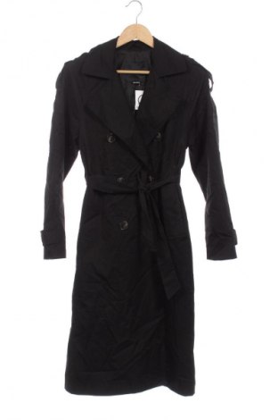 Męski płaszcz Pull&Bear, Rozmiar XS, Kolor Czarny, Cena 87,99 zł