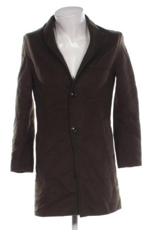 Мъжко палто Zara, Размер XS, Цвят Зелен, Цена 59,99 лв.
