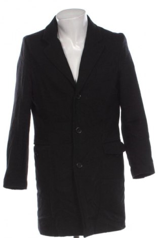 Мъжко палто Zara, Размер M, Цвят Черен, Цена 58,99 лв.