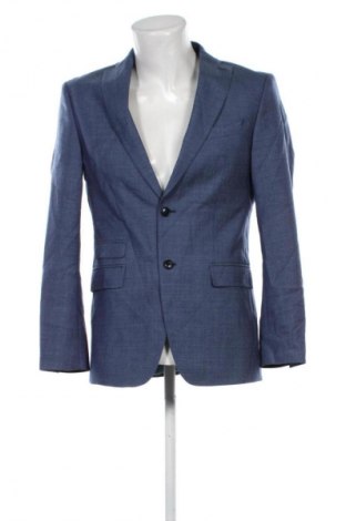 Мъжко сако Zara Man, Размер L, Цвят Син, Цена 22,99 лв.