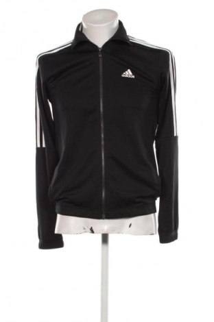 Ανδρική αθλητική ζακέτα Adidas, Μέγεθος S, Χρώμα Μαύρο, Τιμή 12,99 €