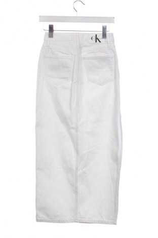 Rock Calvin Klein Jeans, Größe XS, Farbe Weiß, Preis 94,27 €
