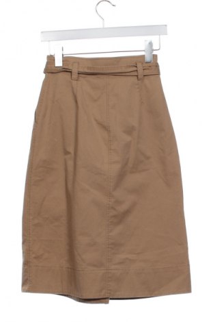 Φούστα Massimo Dutti, Μέγεθος XS, Χρώμα  Μπέζ, Τιμή 31,72 €