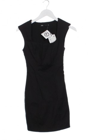 Šaty  Zara, Veľkosť XS, Farba Čierna, Cena  31,68 €