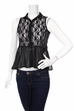 Γυναικείο πουκάμισο H&M Divided, Μέγεθος XS, Χρώμα Μαύρο, Τιμή 9,90 €