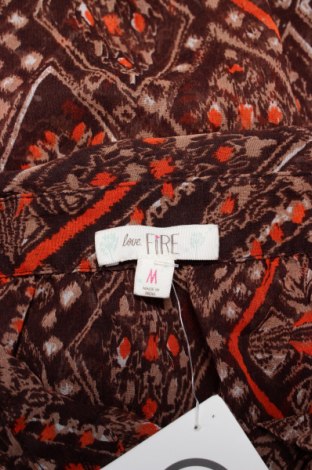 Γυναικείο πουκάμισο Love Fire, Μέγεθος M, Χρώμα Πολύχρωμο, Τιμή 9,28 €