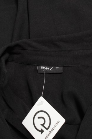 Γυναικείο πουκάμισο Okay, Μέγεθος S, Χρώμα Μαύρο, Τιμή 9,90 €