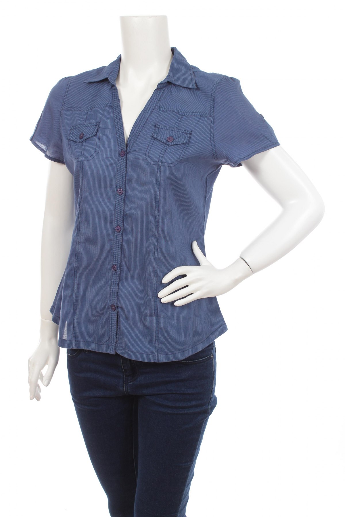 Γυναικείο πουκάμισο, Μέγεθος S, Χρώμα Μπλέ, Τιμή 11,86 €