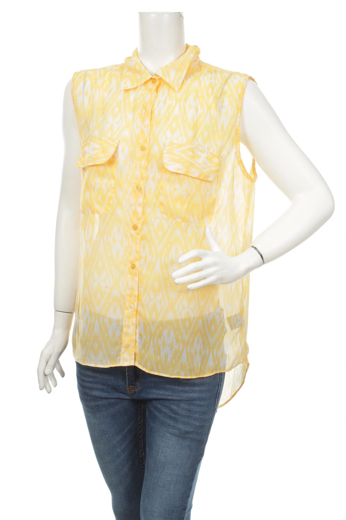 Γυναικείο πουκάμισο Walter Baker, Μέγεθος XL, Χρώμα Κίτρινο, Τιμή 17,94 €