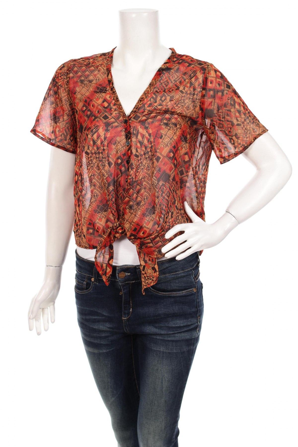 Γυναικείο πουκάμισο Xxi, Μέγεθος S, Χρώμα Πολύχρωμο, Τιμή 10,52 €