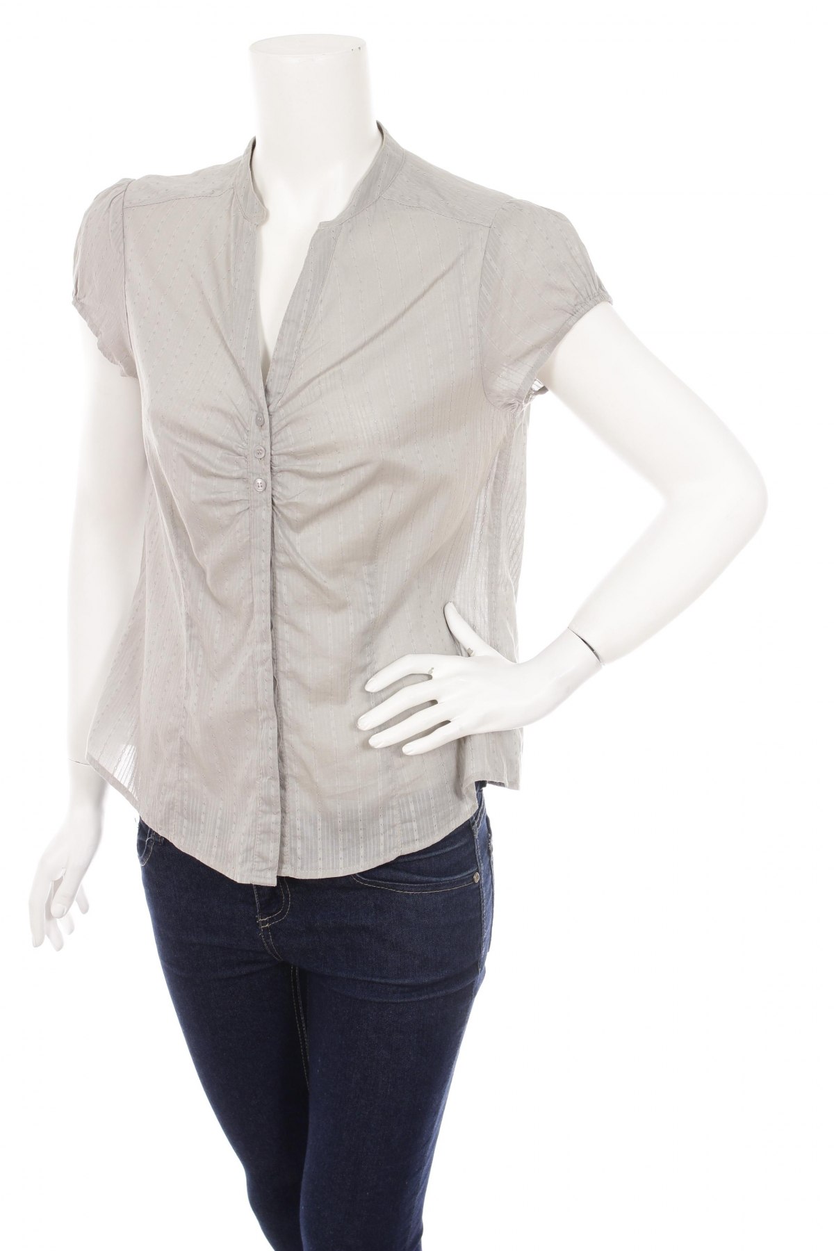Γυναικείο πουκάμισο Yessica, Μέγεθος M, Χρώμα Γκρί, Τιμή 9,79 €