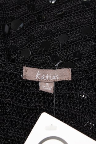 Дамска жилетка Katies, Размер S, Цвят Черен, Цена 5,75 лв.
