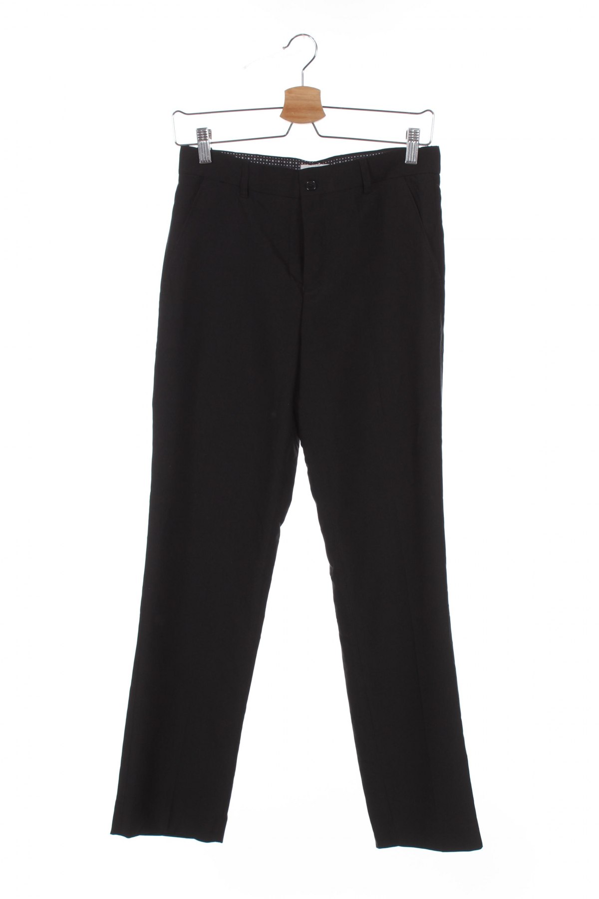 Детски панталон Jacob & Co, Размер 13-14y/ 164-168 см, Цвят Черен, Цена 7,75 лв.