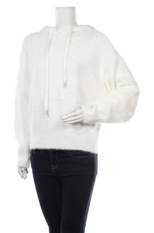 Γυναικείο πουλόβερ H&M, Μέγεθος S, Χρώμα Λευκό, 68% πολυαμίδη, 31%ακρυλικό, 1% ελαστάνη, Τιμή 13,64 €