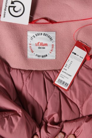 Palton de femei S.Oliver, Mărime XL, Culoare Roz, 62%acril, 34% poliester, 4% lână, Preț 490,96 Lei