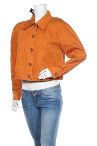 Γυναικείο μπουφάν Who What Wear, Μέγεθος M, Χρώμα Πορτοκαλί, 98% βαμβάκι, 2% ελαστάνη, Τιμή 18,02 €