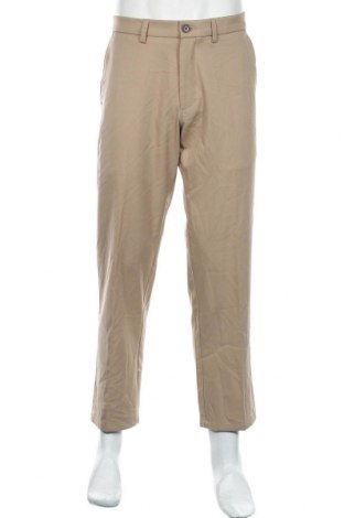 Мъжки панталон Haggar, Размер L, Цвят Бежов, Полиестер, Цена 10,31 лв.