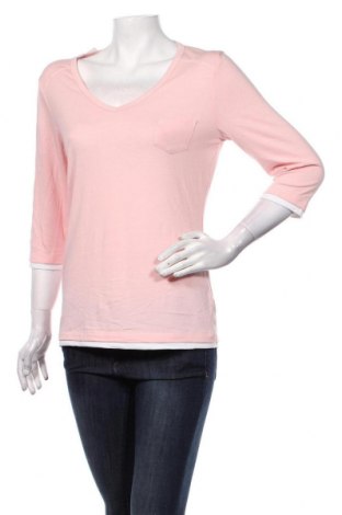 Дамска блуза Authentic Denim, Размер M, Цвят Розов, 56% полиестер, 40% вискоза, 4% еластан, Цена 9,56 лв.