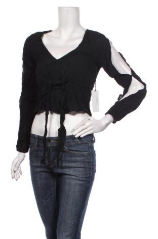 Дамска блуза Cotton Candy, Размер S, Цвят Черен, Цена 24,15 лв.